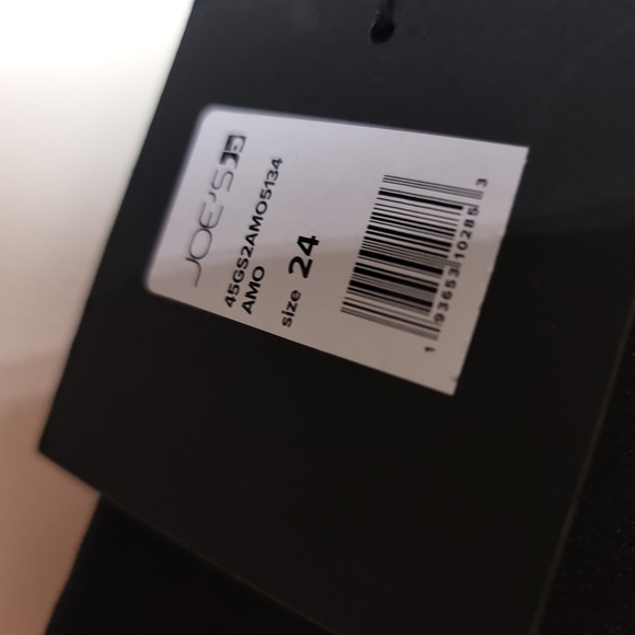 NWT JOE'S JEANS THE GEORGIA SUPER HIGH RISE SKINNY BLACK Sz 24 - Picture 8 of 11